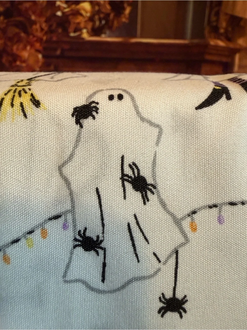 Ghost Trick or Treat Twin Sheet Set Halloween Summerween NWT London Kaye